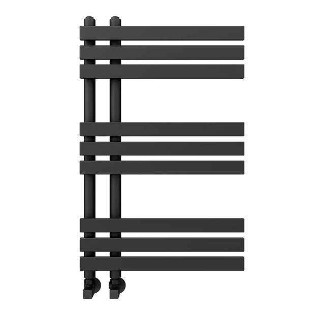 Arezzo Anthracite 800 X 500mm 9 Bars Designer Heated Towel Rail 4 Arezzo Anthracite 800 X 500mm 9 Bars Designer Heated Towel Rail - Image 4