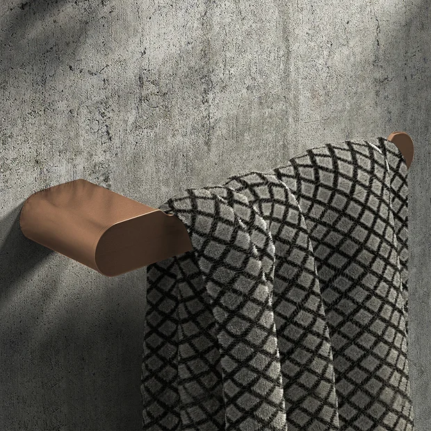 Arezzo Brushed Bronze 220mm Towel Rail 1 Arezzo Brushed Bronze 220mm Towel Rail