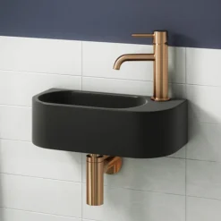 Arezzo Brushed Bronze Round Basin Bottle Trap