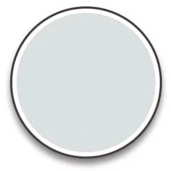 Arezzo Matt Black 800mm Round LED Illuminated Anti-Fog Bathroom Mirror 6 Arezzo Matt Black 800mm Round LED Illuminated Anti-Fog Bathroom Mirror -Bathroom Furniture Store arzim10mb d1