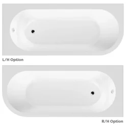 Arezzo Modern 1700 Shower Bath Suite 8 Arezzo Modern 1700 Shower Bath Suite -Bathroom Furniture Store arzsbs n d1