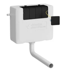 Arezzo 1000 Matt Grey Semi-Recessed Round Combination Vanity Unit (Matt Black Flush & Handles)