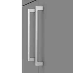 Arezzo 1100 Matt Grey Semi-Recessed Square Combination Vanity Unit (Chrome Flush & Handles) 8 Arezzo 1100 Matt Grey Semi-Recessed Square Combination Vanity Unit (Chrome Flush & Handles) -Bathroom Furniture Store az11gchsh d1