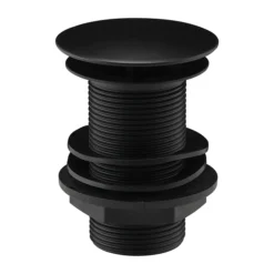 Arezzo Matt Black Free Running Basin Waste