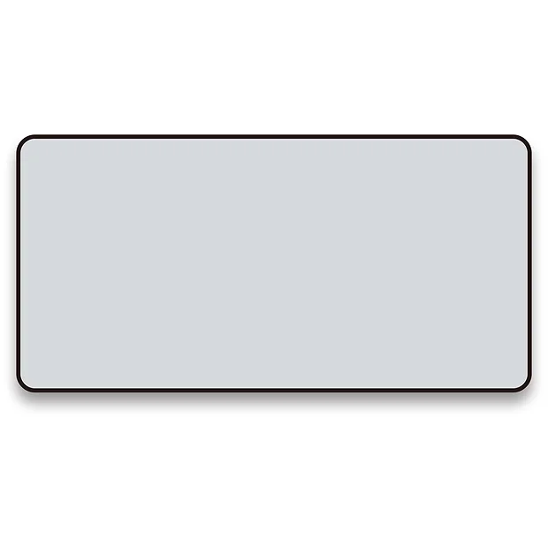 Arezzo Matt Black Framed Bathroom Mirror - 1400 X 700mm 3 Arezzo Matt Black Framed Bathroom Mirror - 1400 X 700mm - Image 3