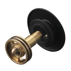 Bathroom Furniture Store 17 Arezzo Matt Black Slotted Easy Clean Click Clack Basin Waste