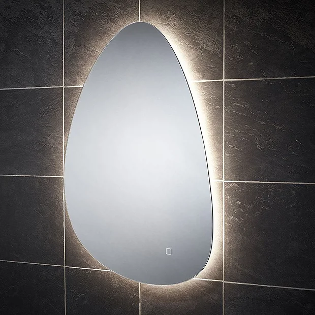 Arezzo 550 X 800mm Teardrop LED Backlit Bathroom Mirror With Anti-Fog 6 Arezzo 550 X 800mm Teardrop LED Backlit Bathroom Mirror With Anti-Fog - Image 6