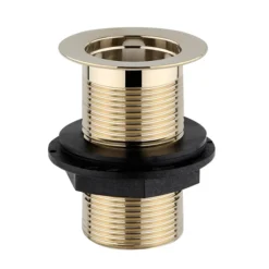 Arezzo Square Brushed Brass Unslotted Easy Clean Click Clack Basin Waste 5 Arezzo Square Brushed Brass Unslotted Easy Clean Click Clack Basin Waste -Bathroom Furniture Store az17uebb d1