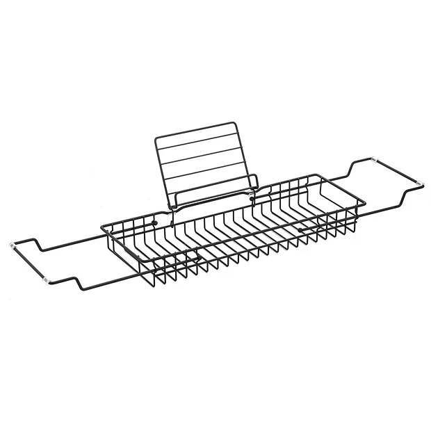 Arezzo Black Wire Bath Rack 1 Arezzo Black Wire Bath Rack