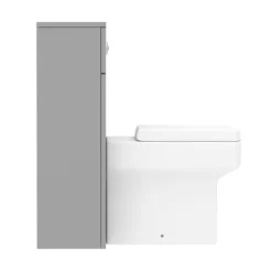 Arezzo 500 Matt Grey WC Unit With Cistern + Square Pan 11 Arezzo 500 Matt Grey WC Unit With Cistern + Square Pan -Bathroom Furniture Store az5wcgsqd4