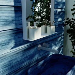 Arezzo Matt White 500 X 750mm Mirror With Shelf