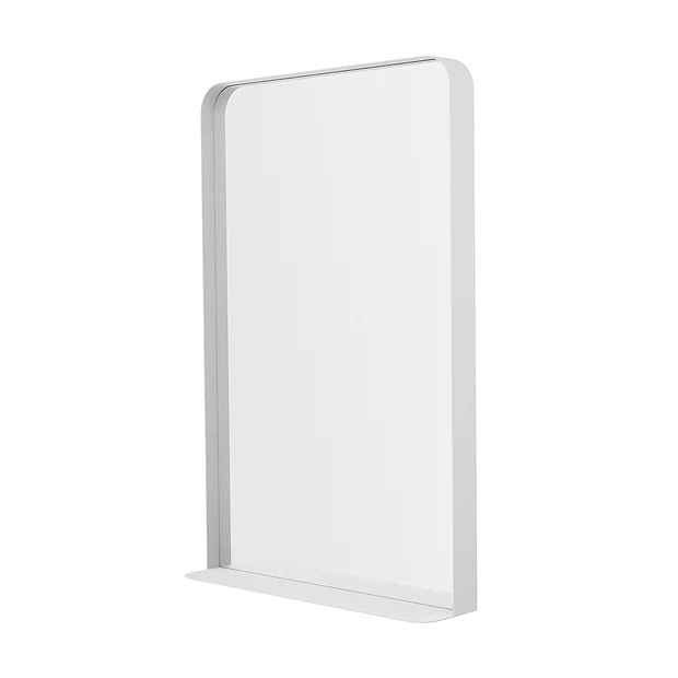 Arezzo Matt White 500 X 750mm Mirror With Shelf 2 Arezzo Matt White 500 X 750mm Mirror With Shelf - Image 2