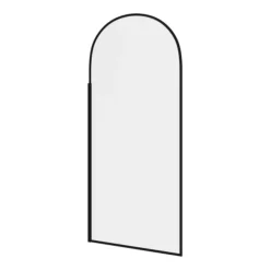 Arezzo 900 X 1950 Arched Matt Black Framed 8mm Wetroom Screen 5 Arezzo 900 X 1950 Arched Matt Black Framed 8mm Wetroom Screen -Bathroom Furniture Store az9arbws d2