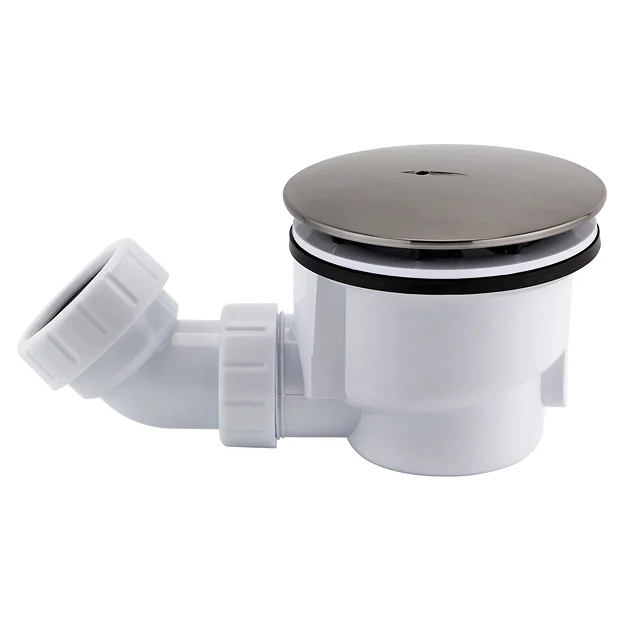 Arezzo Gunmetal Grey 90mm High Flow Shower Tray Waste 1 Arezzo Gunmetal Grey 90mm High Flow Shower Tray Waste