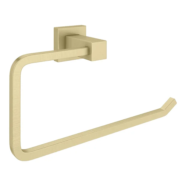 Arezzo Square Brushed Brass 4-Piece Bathroom Accessory Pack 5 Arezzo Square Brushed Brass 4-Piece Bathroom Accessory Pack - Image 5