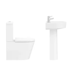 Arezzo B-Shaped Shower Bath Suite - 1700mm -Bathroom Furniture Store azbbs d4