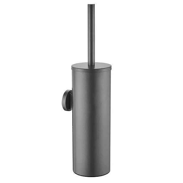 Arezzo Brushed Gunmetal Grey 4-Piece Bathroom Accessory Pack 3 Arezzo Brushed Gunmetal Grey 4-Piece Bathroom Accessory Pack - Image 3