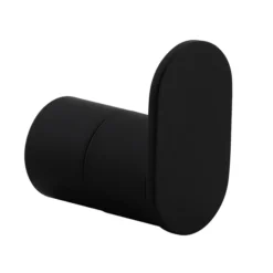 Arezzo Matt Black Robe Hook -Bathroom Furniture Store azbrk d1