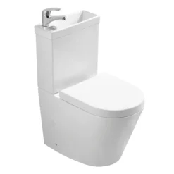 Arezzo Space Saving Combined Two-In-One Wash Basin + Rimless Toilet -Bathroom Furniture Store azcc2in1 d5