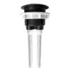 Arezzo Matt Black Cistern Flush Button - 38mm Hole