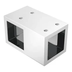 Arezzo 1400 X 900 Fluted Glass Chrome Walk In Enclosure (inc. Main Screen, Side Panel + Tray)