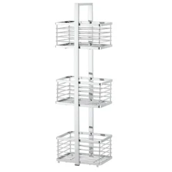 Arezzo 3-Tier Freestanding Shower Caddy Chrome