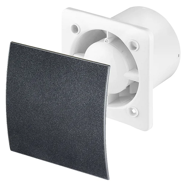 Arezzo 100mm Turbo Extractor Fan - Standard - Graphite 2 Arezzo 100mm Turbo Extractor Fan - Standard - Graphite - Image 2