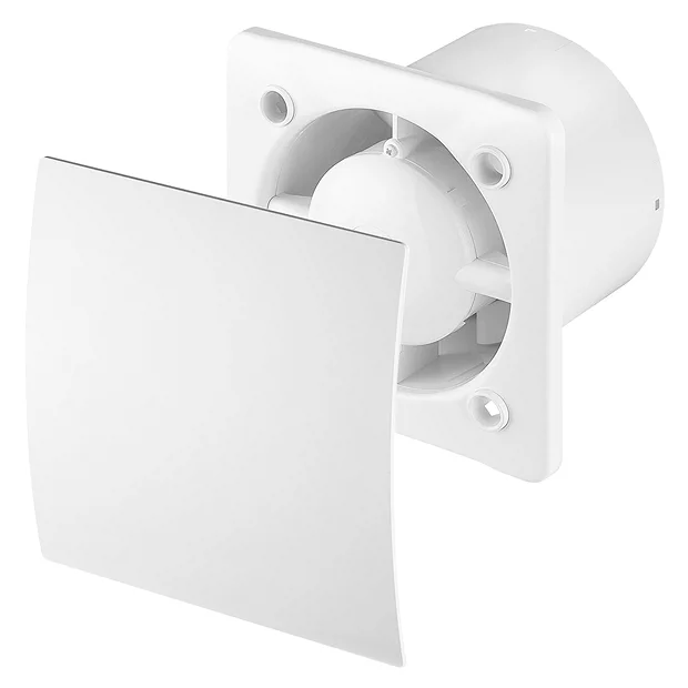 Arezzo 100mm Turbo Extractor Fan - Timer - White 2 Arezzo 100mm Turbo Extractor Fan - Timer - White - Image 2