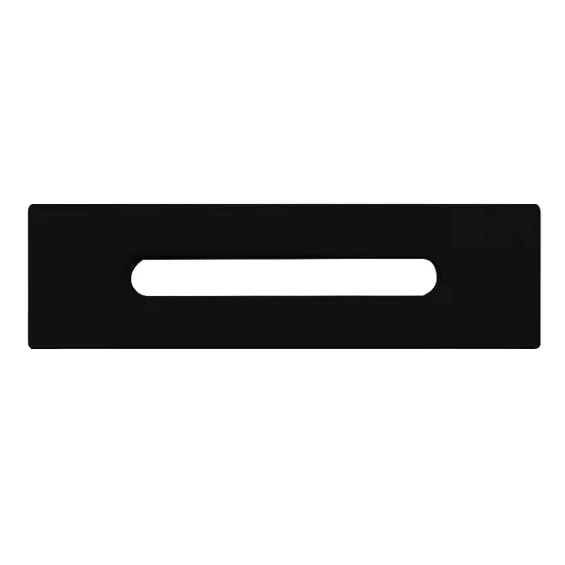 Arezzo Matt Black Curved Overflow Insert And Pop-Up Waste Cover 3 Arezzo Matt Black Curved Overflow Insert And Pop-Up Waste Cover - Image 3