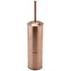Arezzo Polished Rose Gold Toilet Brush Holder