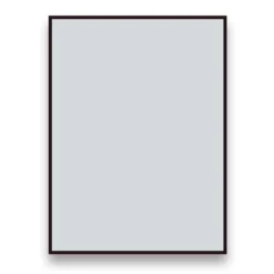 Arezzo Matt Black Square Edge Framed Bathroom Mirror - 800 X 600mm -Bathroom Furniture Store azs68mb d1