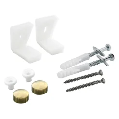 Arezzo WC Pan Floor Fixing Kit Brushed Brass