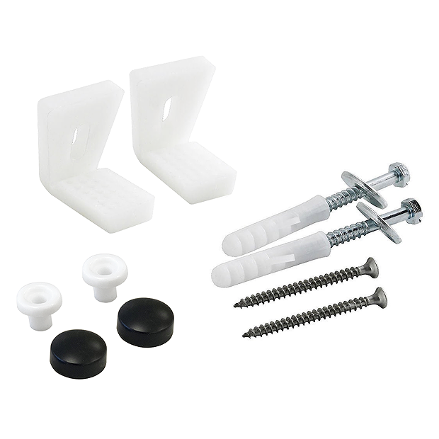 Arezzo WC Pan Floor Fixing Kit Matt Black 1 Arezzo WC Pan Floor Fixing Kit Matt Black