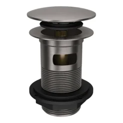 Arezzo Gunmetal Grey Slotted Click Clack Basin Waste