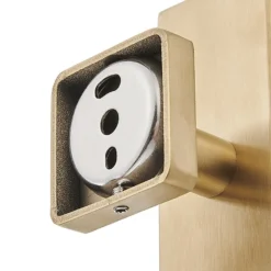 Arezzo Brushed Brass Square Wall Mounted Soap Dispenser