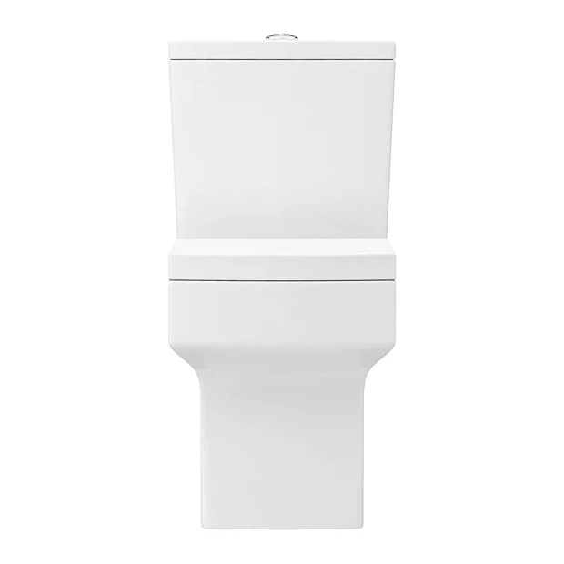 Arezzo Square Close Coupled Toilet + Soft Close Seat 6 Arezzo Square Close Coupled Toilet + Soft Close Seat - Image 6