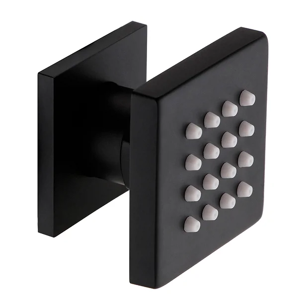 Arezzo Matt Black Body Jet - 1 X Slim Square Jet 2 Arezzo Matt Black Body Jet - 1 X Slim Square Jet - Image 2