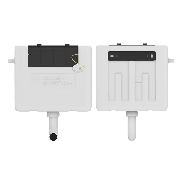 Arezzo Concealed WC Cistern Incl. Matt Black Square Flush Plate 5 Arezzo Concealed WC Cistern Incl. Matt Black Square Flush Plate - Image 5