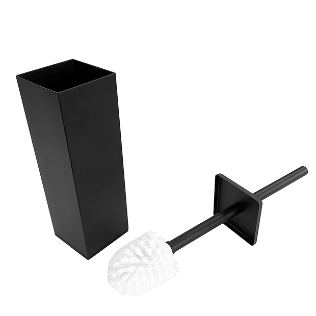 Arezzo Square Toilet Brush Matt Black 1 Arezzo Square Toilet Brush Matt Black