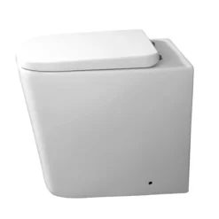 Arezzo Square BTW Rimless Toilet With Soft Close Seat 8 Arezzo Square BTW Rimless Toilet With Soft Close Seat -Bathroom Furniture Store azssqbtwp d1