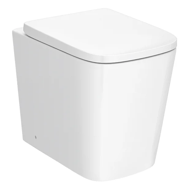 Arezzo Square BTW Rimless Toilet With Soft Close Seat 1 Arezzo Square BTW Rimless Toilet With Soft Close Seat