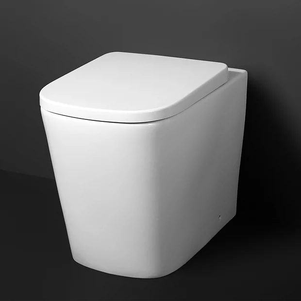 Arezzo Square BTW Rimless Toilet With Soft Close Seat 2 Arezzo Square BTW Rimless Toilet With Soft Close Seat - Image 2