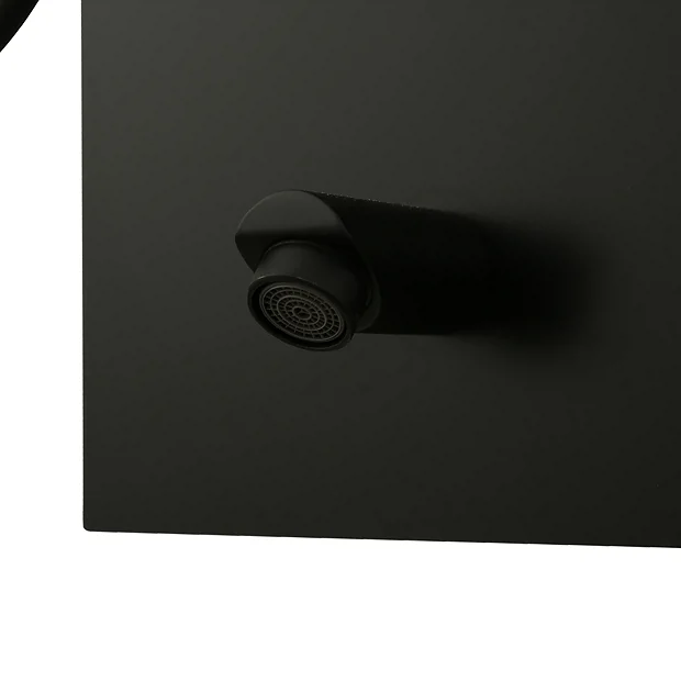 Arezzo Shower Tower Panel - Matt Black (Thermostatic) 5 Arezzo Shower Tower Panel - Matt Black (Thermostatic) - Image 5