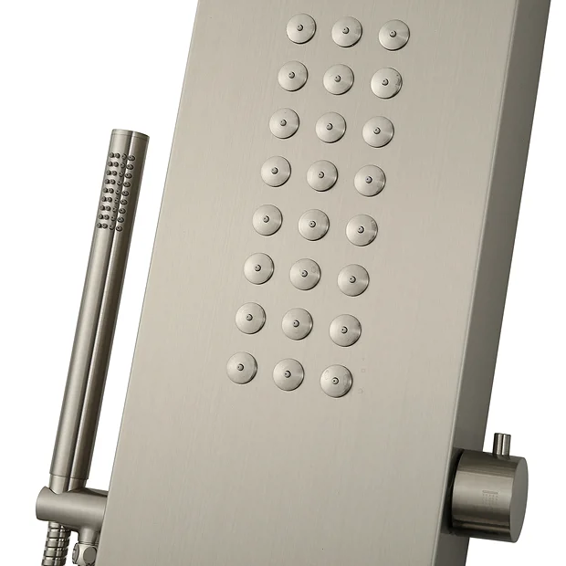 Arezzo Shower Tower Panel - Stainless Steel (Thermostatic) 6 Arezzo Shower Tower Panel - Stainless Steel (Thermostatic) - Image 6