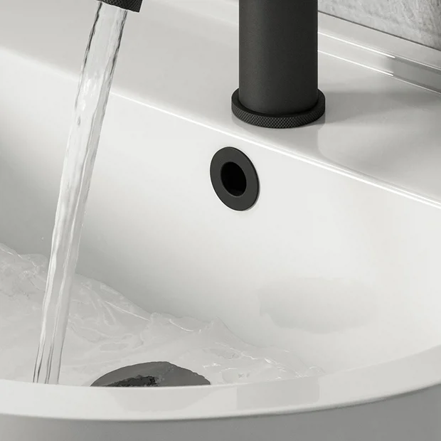 Arezzo Matt Black Brass Basin Overflow Cover Insert Hole Trim 1 Arezzo Matt Black Brass Basin Overflow Cover Insert Hole Trim