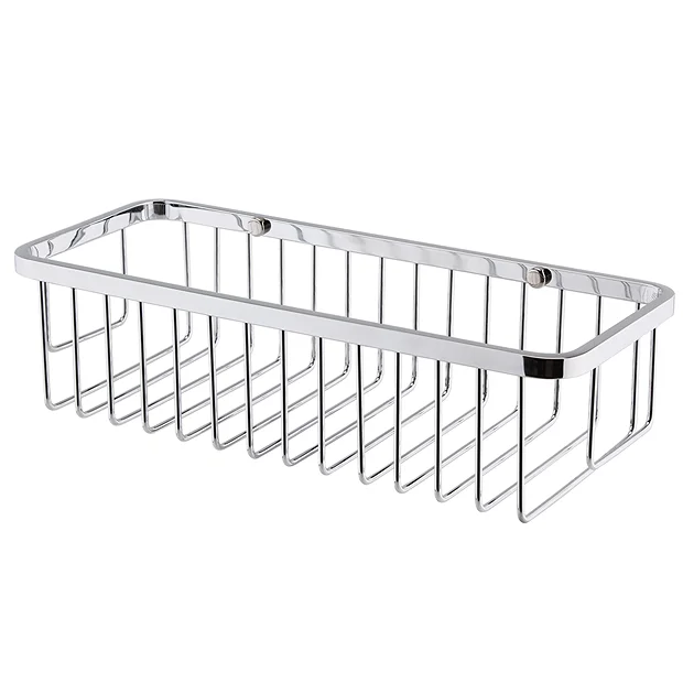 Arezzo Chrome 300mm Wire Shower Basket 3 Arezzo Chrome 300mm Wire Shower Basket - Image 3