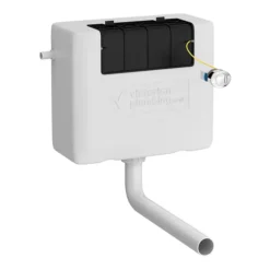 Arezzo 500 Matt Blue WC Unit With Cistern + Square Pan