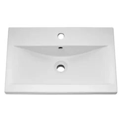 Arezzo Senza 600mm Matt Grey / Vicenza Oak Wall Hung Vanity Unit With Open Shelf + Ceramic Basin 6 Arezzo Senza 600mm Matt Grey / Vicenza Oak Wall Hung Vanity Unit With Open Shelf + Ceramic Basin -Bathroom Furniture Store hywwh5 d1