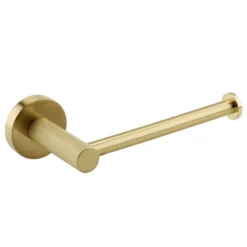 Arezzo Industrial Style Brushed Brass Toilet Roll Holder 9 Arezzo Industrial Style Brushed Brass Toilet Roll Holder -Bathroom Furniture Store isbbrh d2