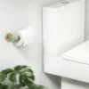 Arezzo Industrial Style Brushed Brass Toilet Roll Holder